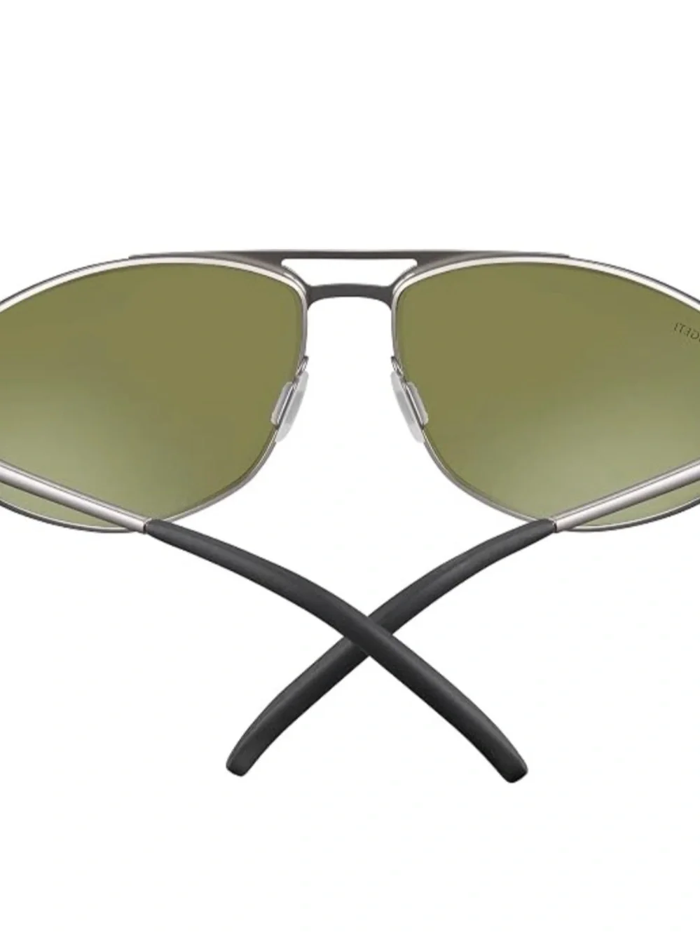 Serengeti Men's Sunglasses Case and Sunglasses - Gun Metal